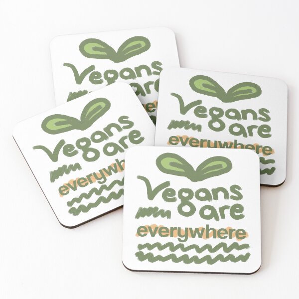 Item preview, Vegans are everywhere designed and sold by JamesstDesign.