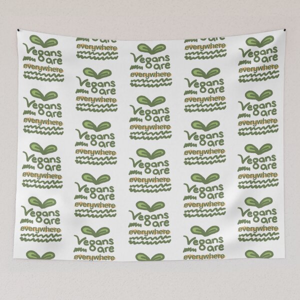Item preview, Vegans are everywhere designed and sold by JamesstDesign.