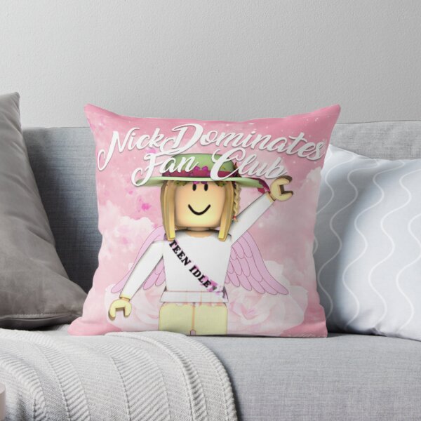 Nick Dominates Fan Club Throw Pillow For Sale By Bendeano Redbubble 7976