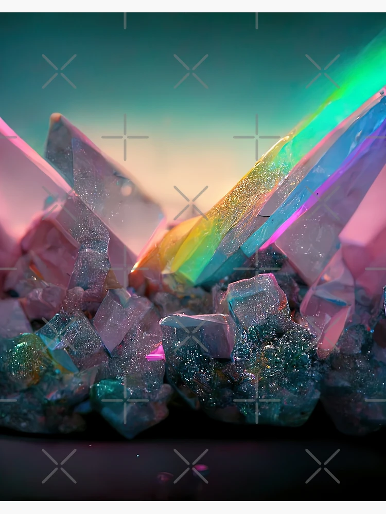 Rainbow Crystal Art Print – The Crafty Queer