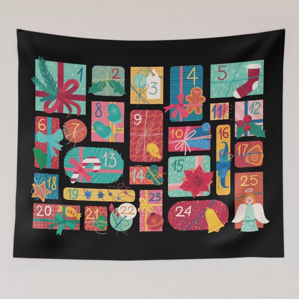 Item preview, 25 Days of Christmas Gifts Advent Calendar - Numbers One to Twenty Five Pack designed and sold by Alicia Chee.