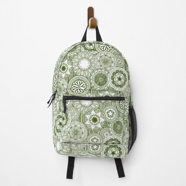 Item preview, mandala cirque green white designed and sold by scrummy.