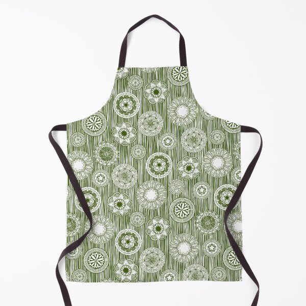 Item preview, mandala cirque spot green white designed and sold by scrummy.
