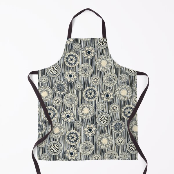 Item preview, mandala cirque spot indigo cream designed and sold by scrummy.