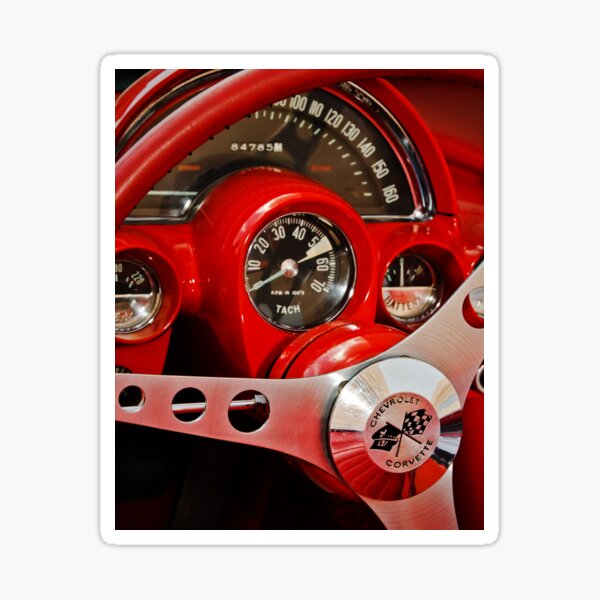 Corvette Dash Sticker