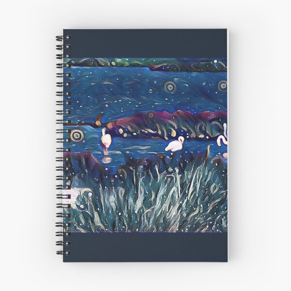 Item preview, Flamingos - midnight designed and sold by shiroi-okami.