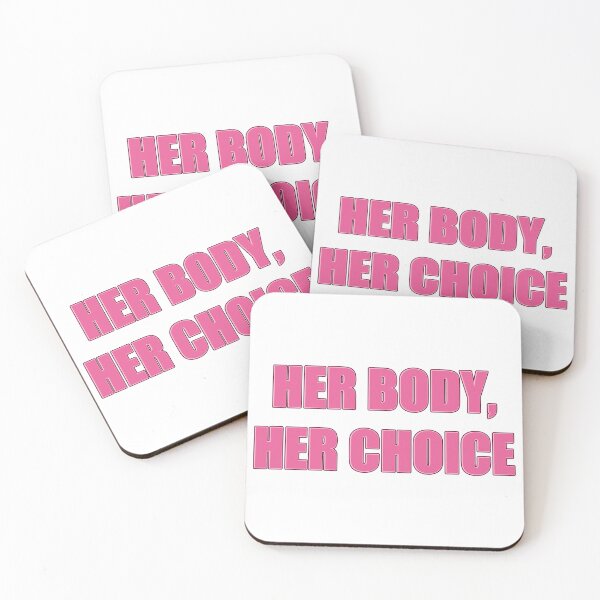 Item preview, Her body, her choice - Pro choice designed and sold by Memockend.