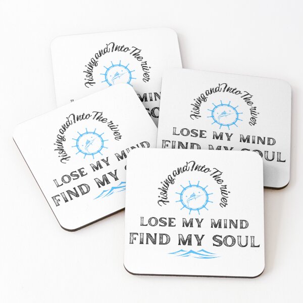 Item preview, Fishing And Into The River I Go To Lose My Mind And Find My Soul designed and sold by marianna cotaru.