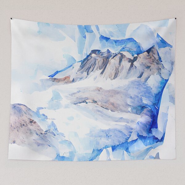 Item preview, Abstract Ice and Mountain Impression designed and sold by Arkneer.