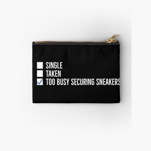 Item preview, Too busy securing sneakers. | Funny sneakerhead quotes | designed and sold by Tarun Bisht.