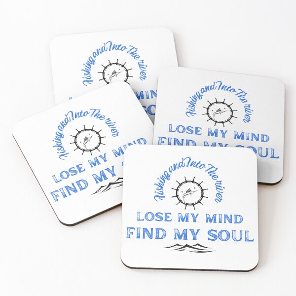 Item preview, Fishing And Into The River I Go To Lose My Mind And Find My Soul designed and sold by marianna cotaru.