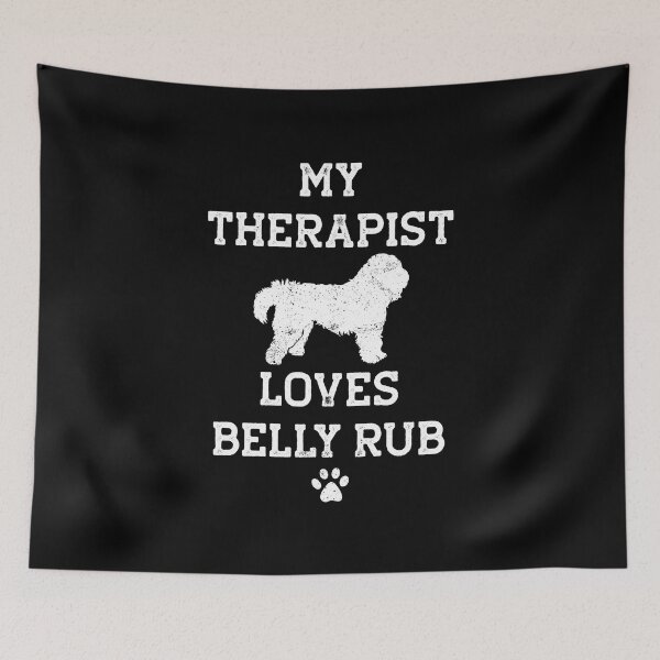 Item preview, My Therapist is My Old English Sheepdog Sheepie designed and sold by rafaeltto.