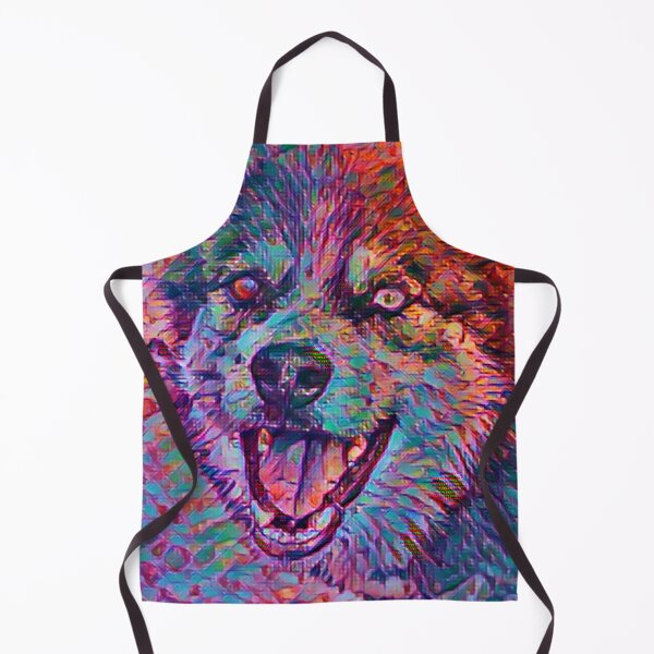 Item preview, A watercolour husky art design, Colourful husky. Husky art. Siberian Husky art. Pink siberian husky. designed and sold by Doggymadness.