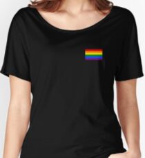 Gay Pride Flag - Minimalist T-Shirt Women's Relaxed Fit T-Shirt