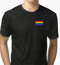 Gay Pride Flag - Minimalist T-Shirt Tri-blend T-Shirt