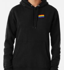 Gay Pride Flag - Minimalist T-Shirt Pullover Hoodie