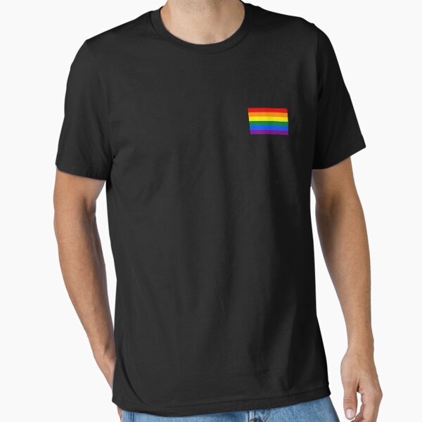 Item preview, Gay Pride Flag - Minimalist T-Shirt designed and sold by camdoesdesign.