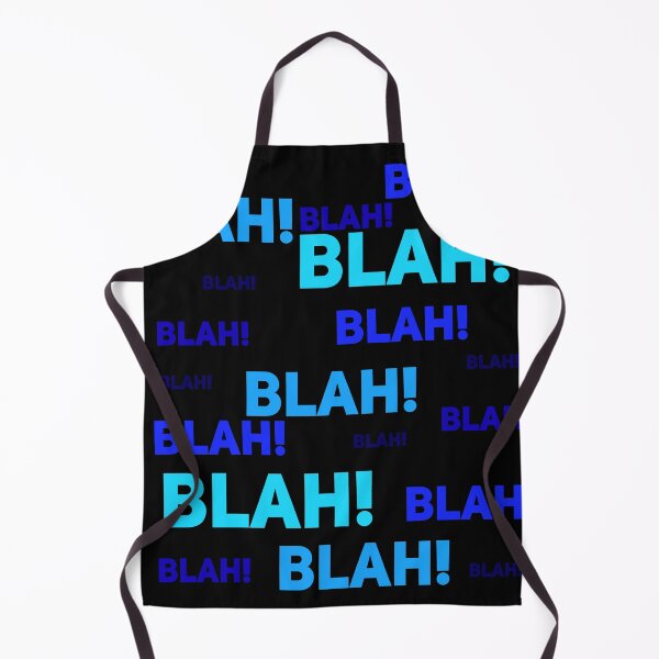 Item preview, Blue blah blah blah anti chatter design designed and sold by BiekerDesign.