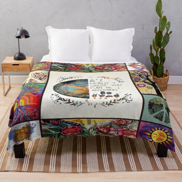 Item preview, In A World Where You Can Be Anything Hippie designed and sold by DerryReinhard.