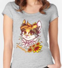 Spottedleaf Krieger Katzen Tailliertes Rundhals-Shirt