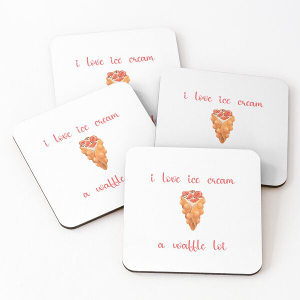 Item preview, i love ice cream a waffle lot designed and sold by Zakaria-4.