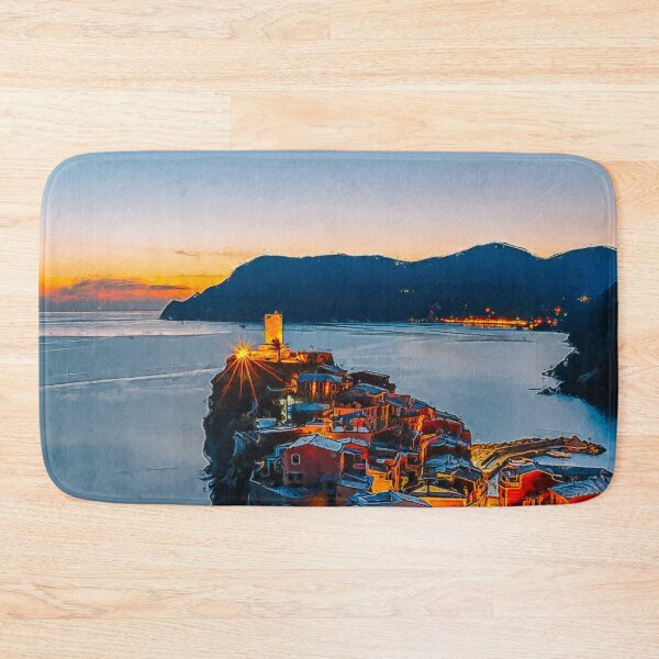 Item preview, Beautiful View Manarola Cinque Terre Northern Italy, Manarola Cinque Terre Painting Art, Architecture Manarola Cinque Terre Aesthetic Wallpaper, Cinque Terre Italy Manarola Cityscape Village  designed and sold by Trendymotion.