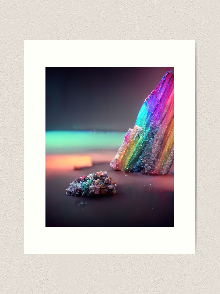 Alternate view of Rainbow Crystal Art Print
