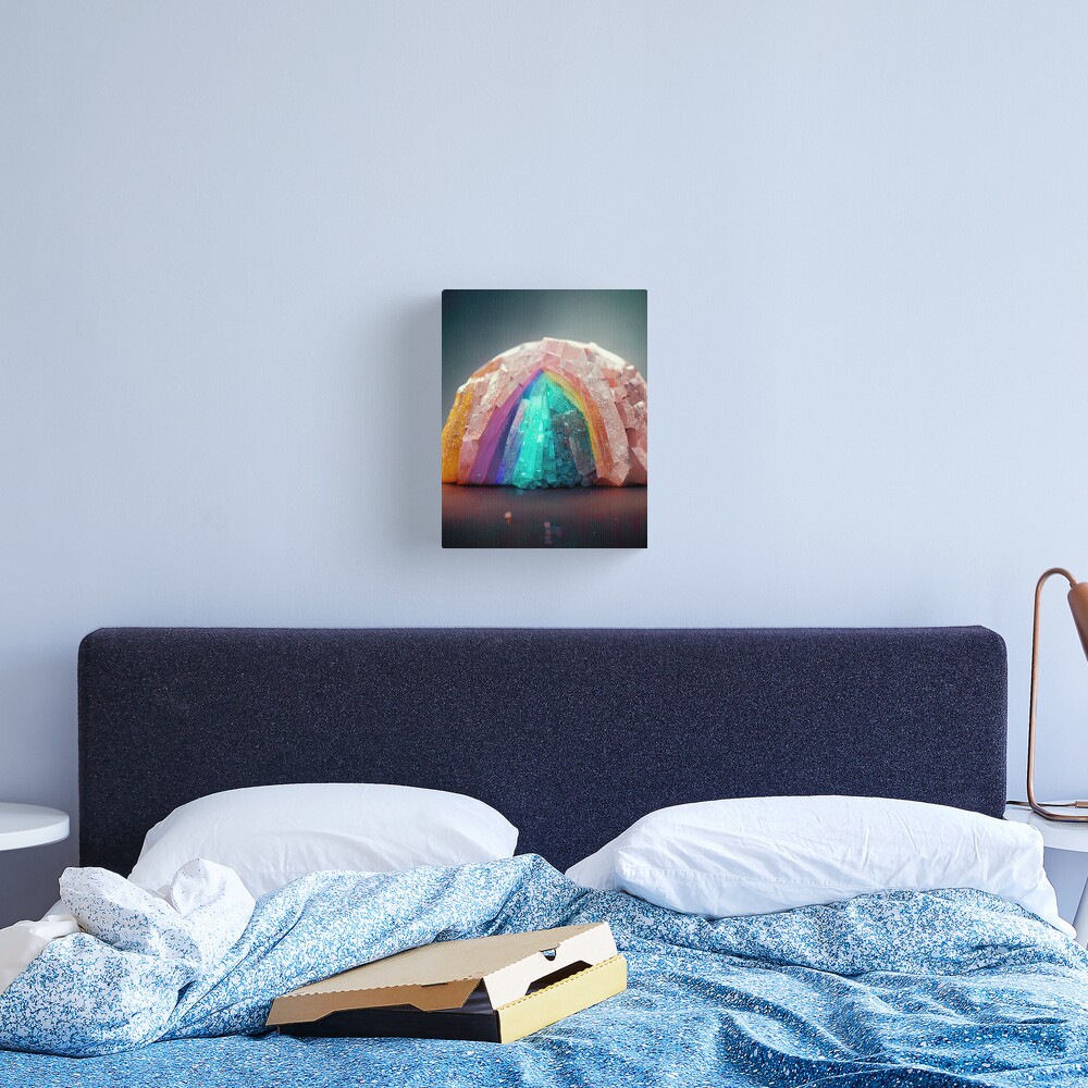 Rainbow Crystal Canvas Print