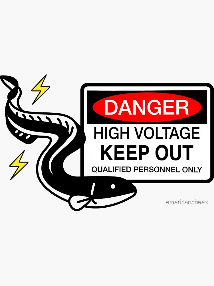 "Electric Eel" Sticker for Sale by americancheez Redbubble