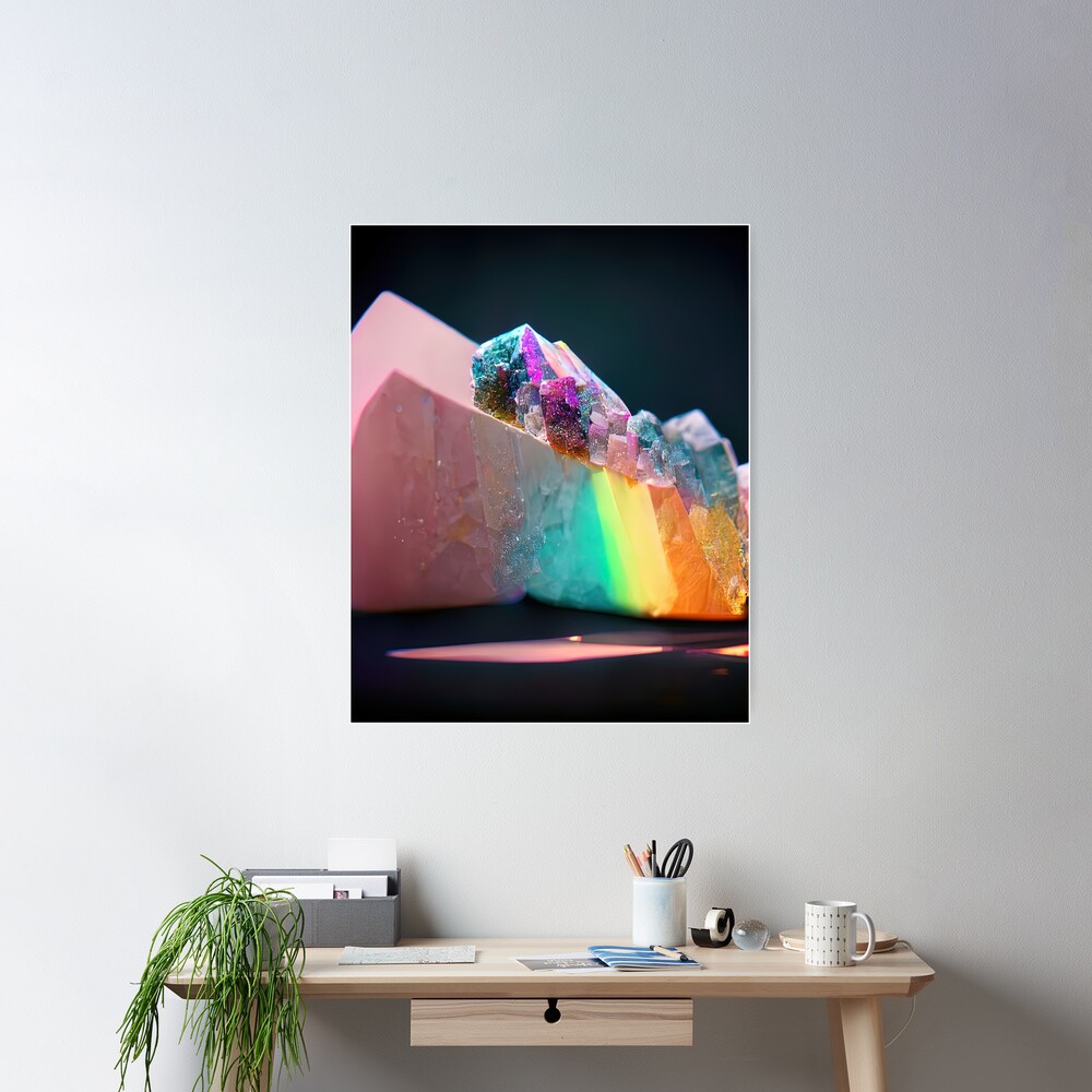 Rainbow Crystal Poster