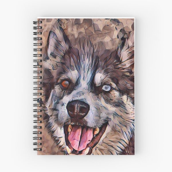 Item preview, A watercolour husky art design. Colorful husky. Siberian husky art.  designed and sold by Doggymadness.