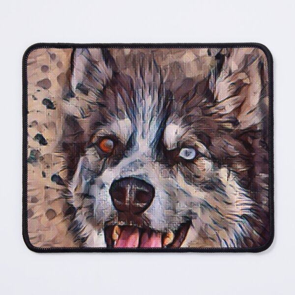 Item preview, A watercolour husky art design. Colorful husky. Siberian husky art. designed and sold by Doggymadness.