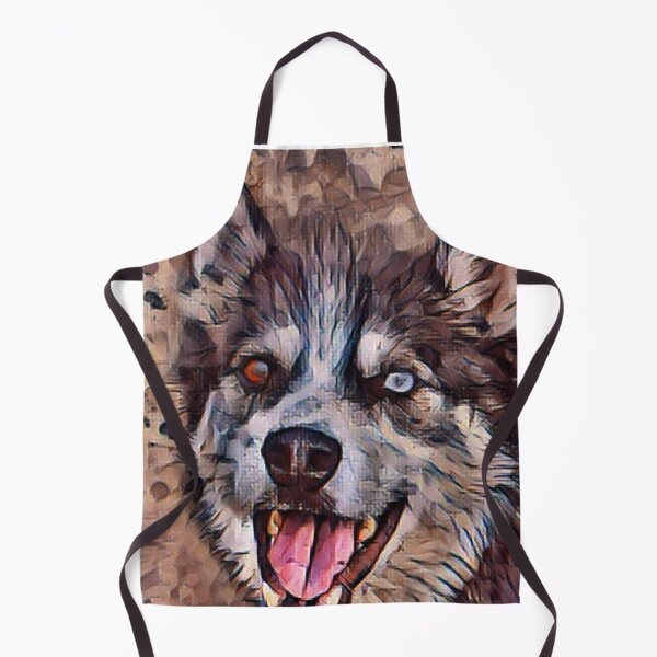 Item preview, A watercolour husky art design. Colorful husky. Siberian husky art. designed and sold by Doggymadness.