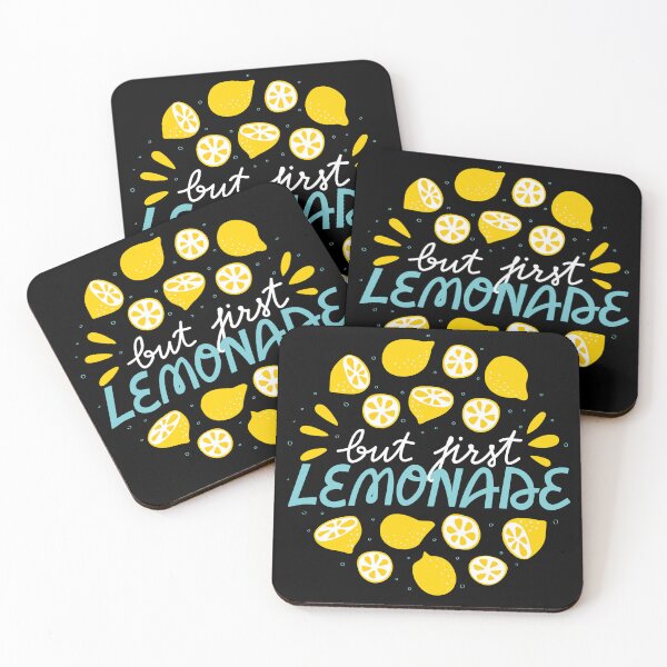 Item preview, But First Lemonade Typography designed and sold by foodiexpress.