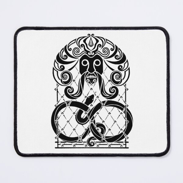 Item preview, Loki - Norse God Art - black transparent designed and sold by A.W. Groot Roessink.