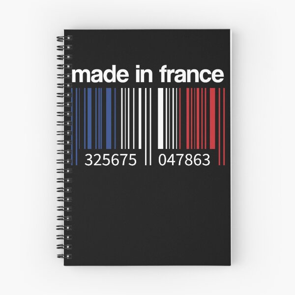 Item preview, France Flag Barcode Made in France Paris French designed and sold by Lenny Stahl.