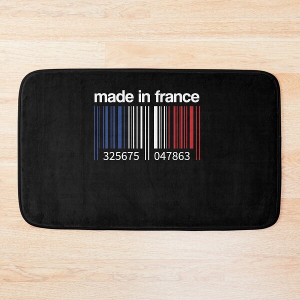 Item preview, France Flag Barcode Made in France Paris French designed and sold by Lenny Stahl.