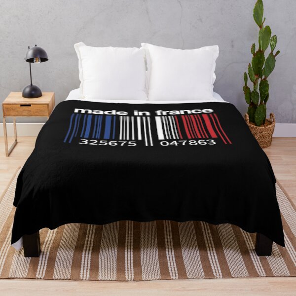 Item preview, France Flag Barcode Made in France Paris French designed and sold by Lenny Stahl.