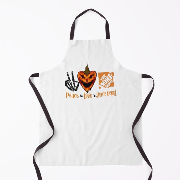 Item preview, Peace, Love, Home Depot, White Halloween T-Shirt. designed and sold by driss manougui.