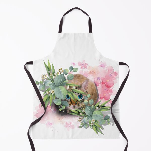 Item preview, Peeping Cat.. A pretty design of a beautiful blue eye cat designed and sold by ditzy-designs.