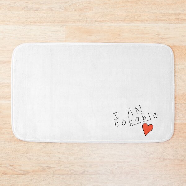 Item preview, I am Capable with red heart designed and sold by afonso-arts.