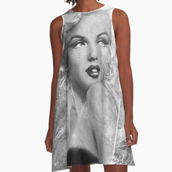 Marilyn Danella Ice bw A-Line Dress