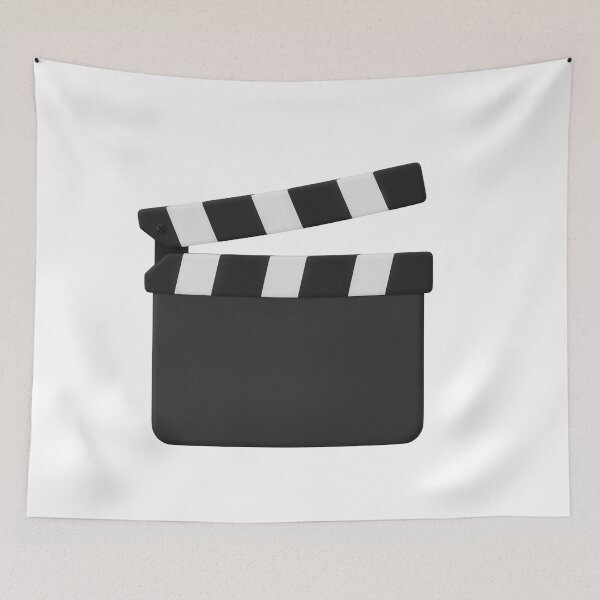 Item preview, Film slate png sticker, 3D media, entertainment graphic designed and sold by Adbor-Tb.