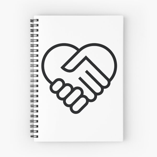 Item preview, Hand shake in heart designed and sold by binti163.