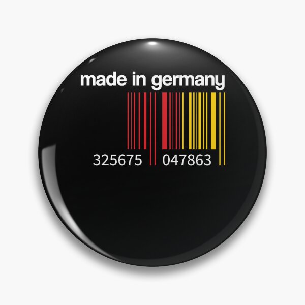 Item preview, Germany Flag Barcode Made in Germany Berlin German Gift Idea designed and sold by Lenny Stahl.