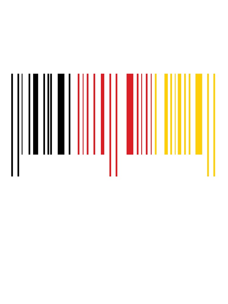 "Germany Flag Barcode Made in Germany Berlin German Gift Idea" Kids T ...