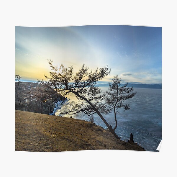 Harsh beauty of lake Baikal Poster