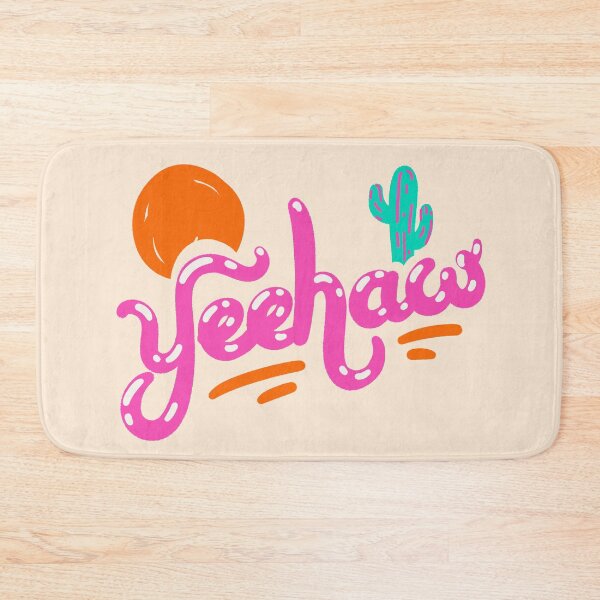 Item preview, YEEHAW | Pink 90s Style Colorful Cowboy Space Cowgirl Neon Sunset Sun Cactus Rodeo Aesthetic | HOWDY Y'ALL | White Background designed and sold by PEARROT.
