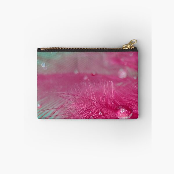 Item preview, Abstract pink feathers with water drops designed and sold by Photostacia.