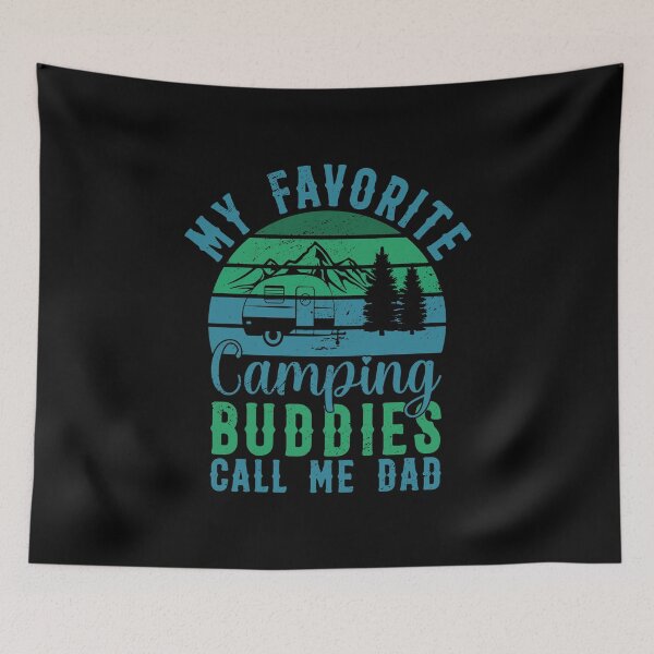 Item preview, Camping Dad Nature Outdoor Activity Campfire Camper designed and sold by haselshirt.